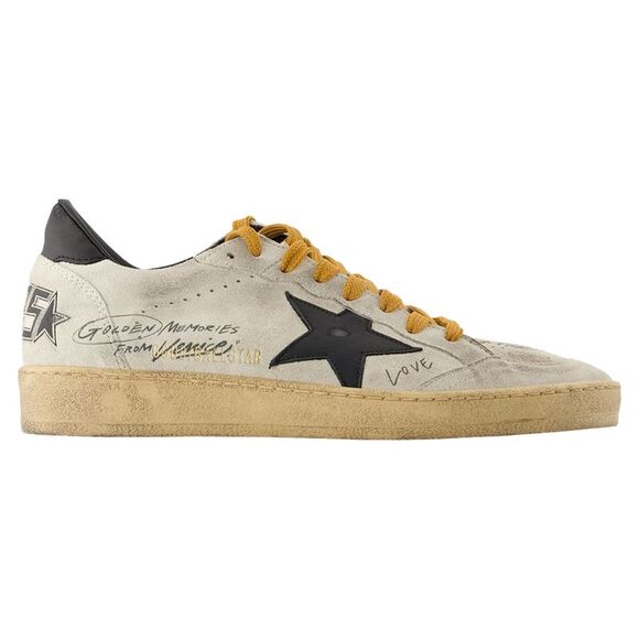 Ballstar Sneakers - Golden Goose Deluxe Brand - Leather - Grey - Picture 1 of 3